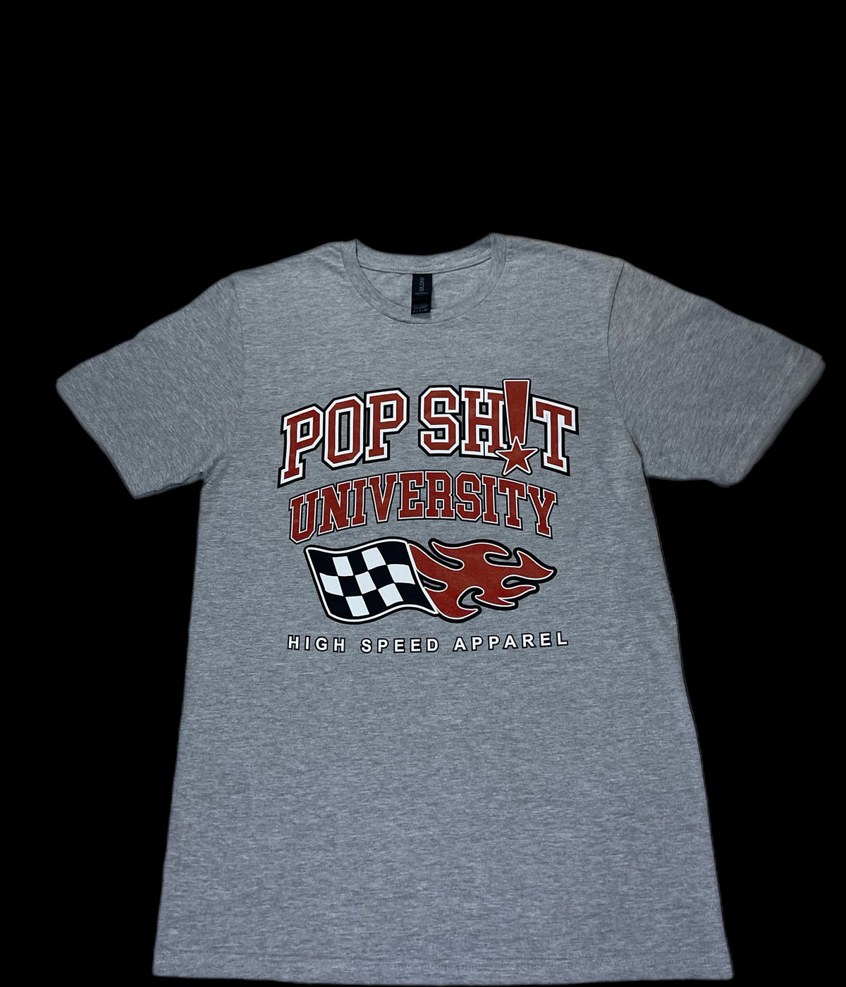 Gray Popsh!t Tee