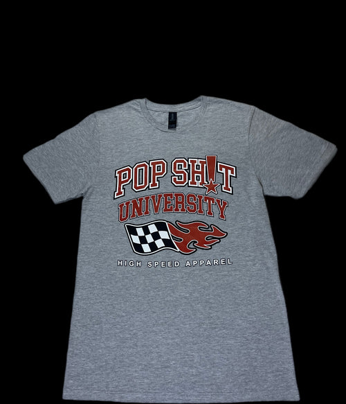Gray Popsh!t Tee